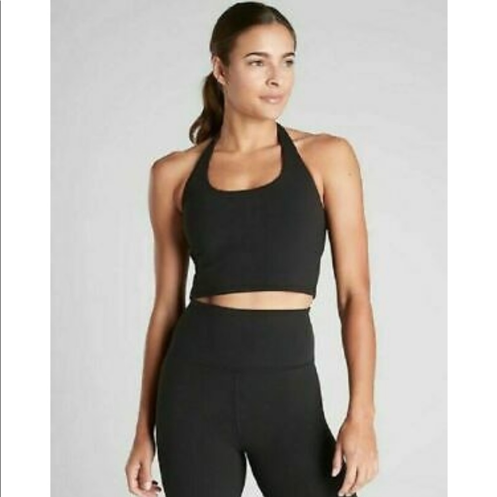 Athleta A/C Halter Crop Powervita- Medium